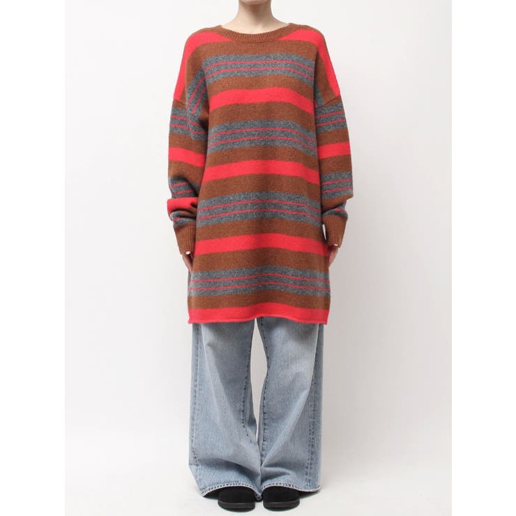 マルチボーダールーズニット | Ungrid | 詳細画像24 