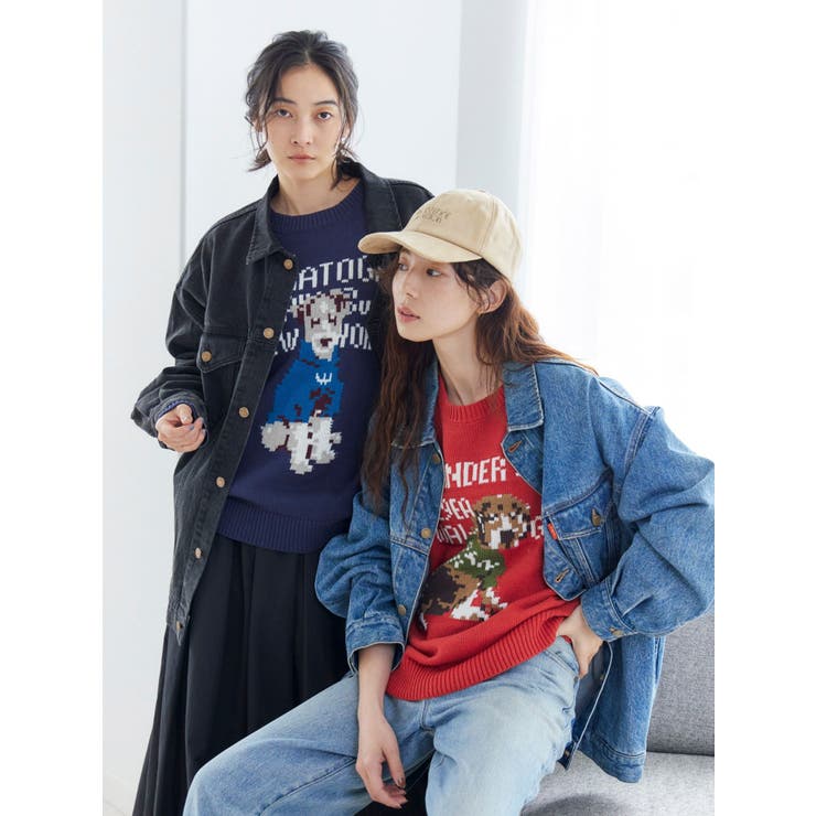 【WEB限定】ドッグモチーフジャカードニット | Ungrid | 詳細画像2 