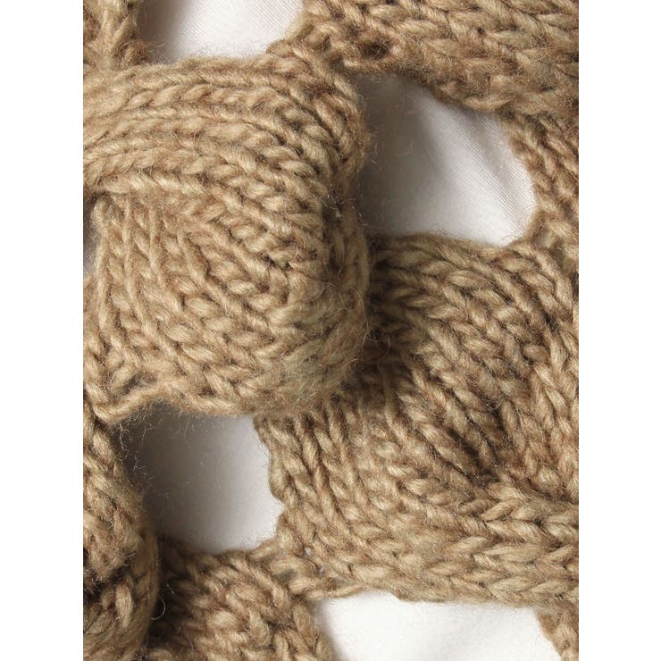 透かし編みデザインハンドニットベスト | Ungrid | 詳細画像34 