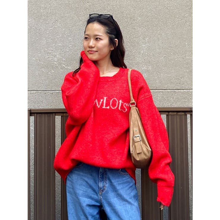 Ungrid ロゴルーズニット 新品タグ付き WEB限定】ロゴルーズニット[品番：MKSW0065936]｜Ungrid（アングリット