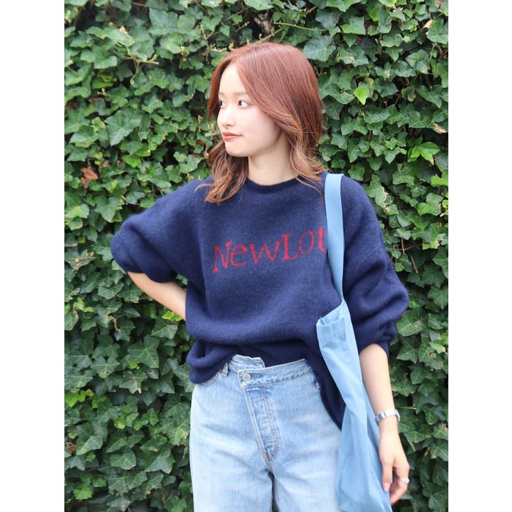 Ungrid ロゴルーズニット 新品タグ付き WEB限定】ロゴルーズニット[品番：MKSW0065936]｜Ungrid（アングリット