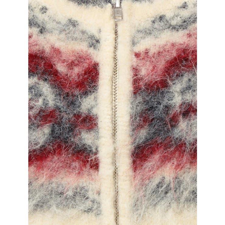 【WEB限定】求心柄ショートジップニット | Ungrid | 詳細画像27 