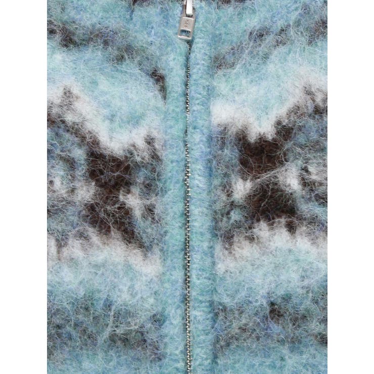 【WEB限定】求心柄ショートジップニット | Ungrid | 詳細画像28 