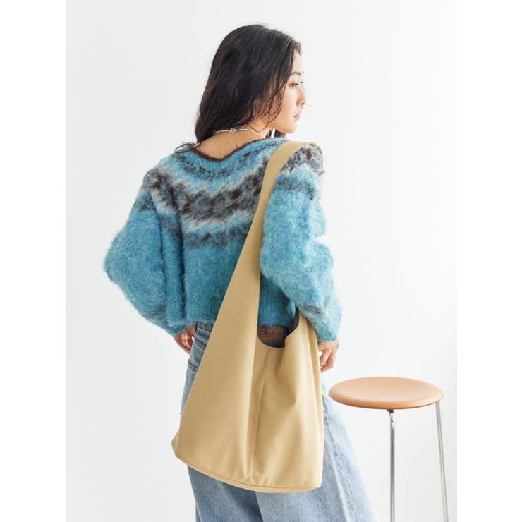 【WEB限定】求心柄ショートジップニット | Ungrid | 詳細画像4 