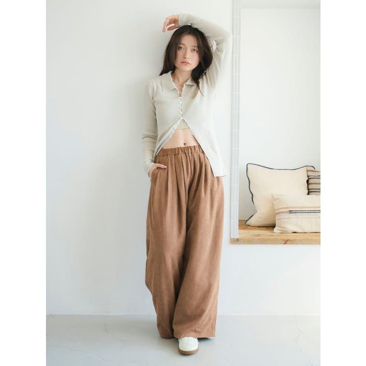 ボタンデザインニットカーディガン | Ungrid | 詳細画像10 