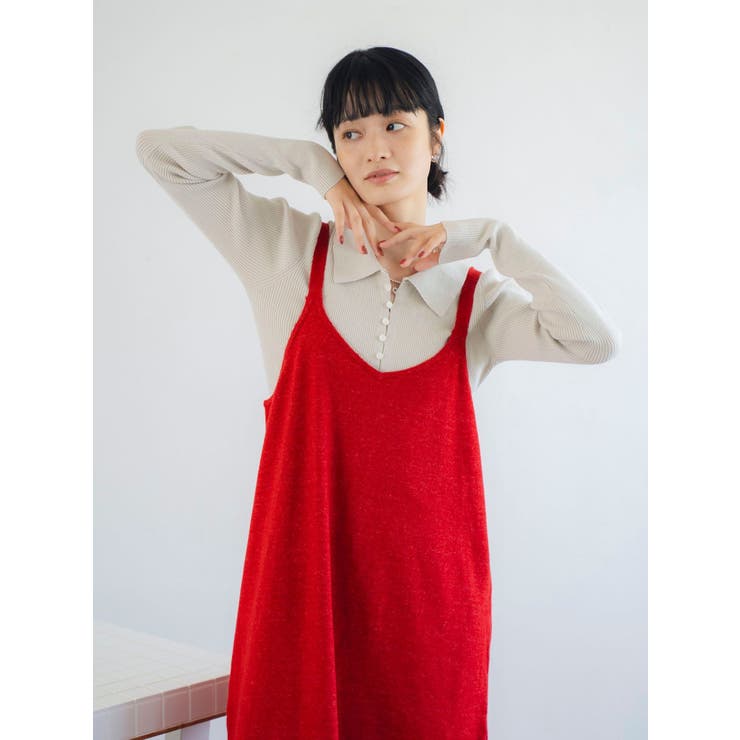 ボタンデザインニットカーディガン | Ungrid | 詳細画像17 