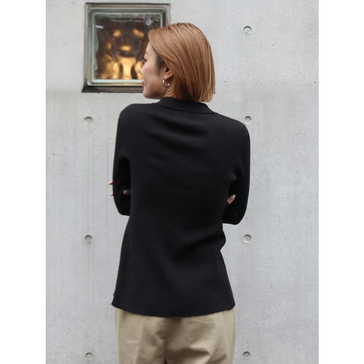 ボタンデザインニットカーディガン | Ungrid | 詳細画像21 