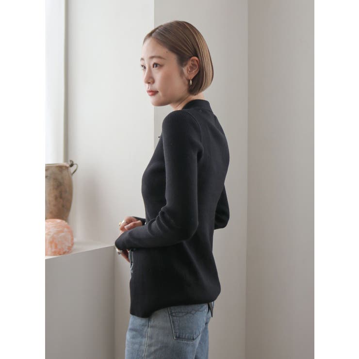 ボタンデザインニットカーディガン | Ungrid | 詳細画像25 