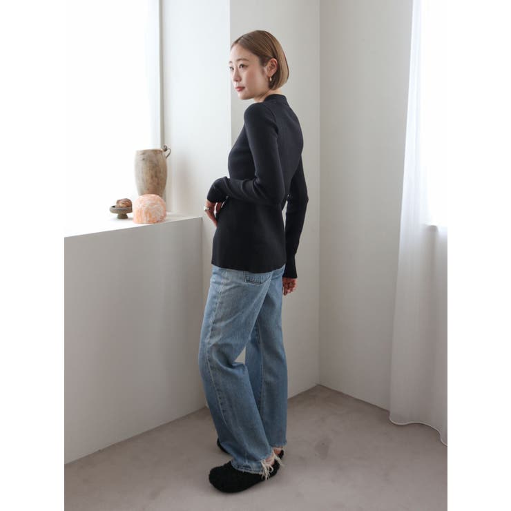 ボタンデザインニットカーディガン | Ungrid | 詳細画像28 