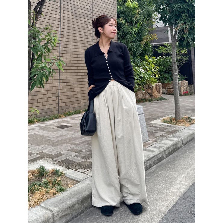 ボタンデザインニットカーディガン | Ungrid | 詳細画像34 