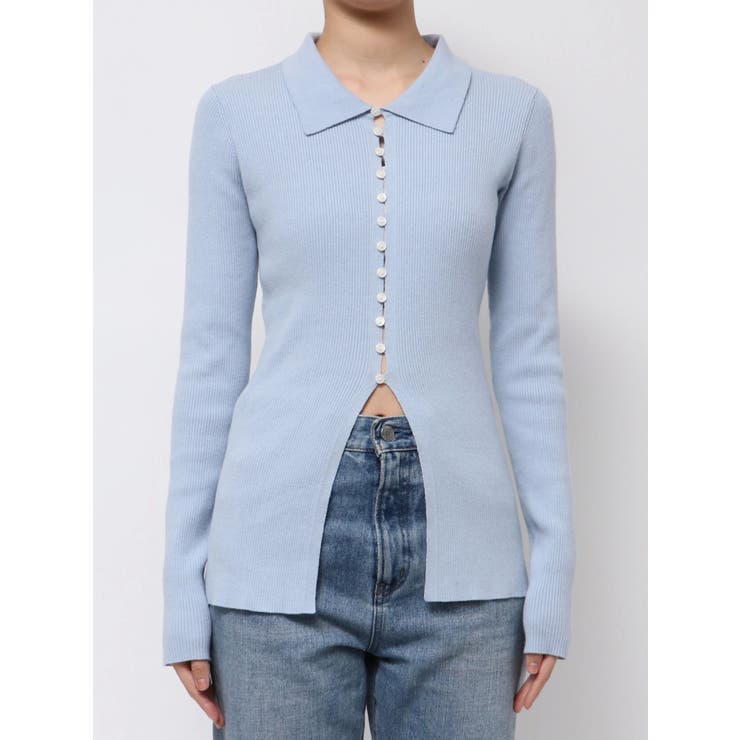 ボタンデザインニットカーディガン | Ungrid | 詳細画像36 