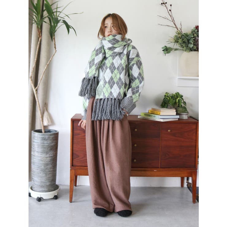 アーガイルルーズニット | Ungrid | 詳細画像22 