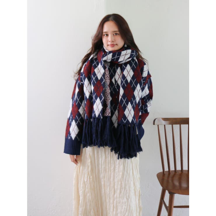 アーガイルルーズニット | Ungrid | 詳細画像25 