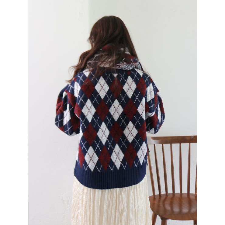 アーガイルルーズニット | Ungrid | 詳細画像26 