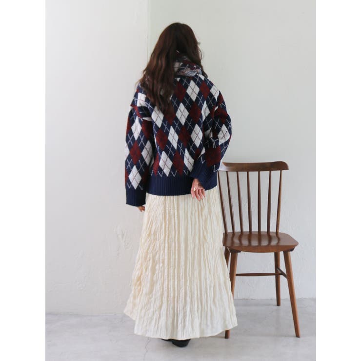 アーガイルルーズニット | Ungrid | 詳細画像30 