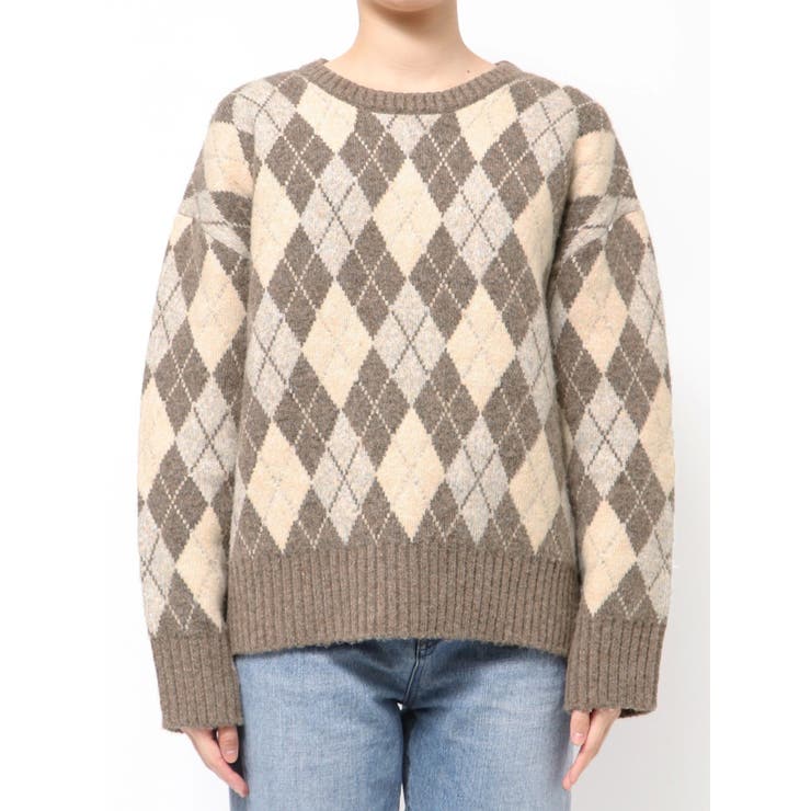 アーガイルルーズニット | Ungrid | 詳細画像33 