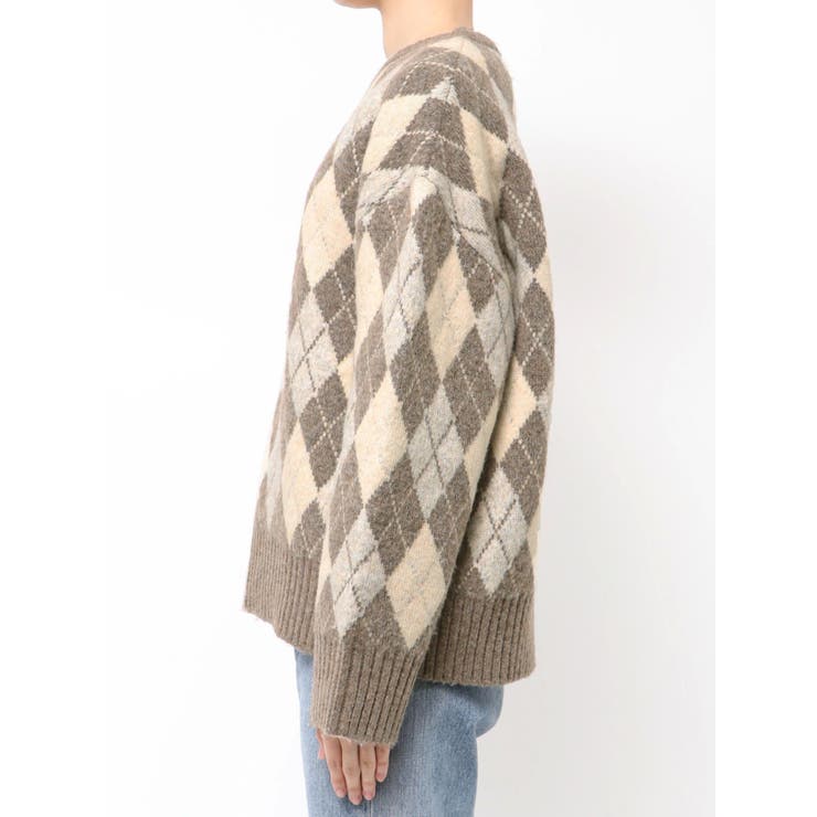アーガイルルーズニット | Ungrid | 詳細画像34 