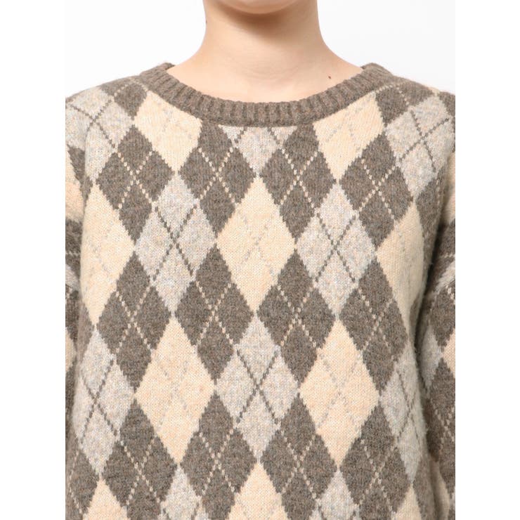 アーガイルルーズニット | Ungrid | 詳細画像36 