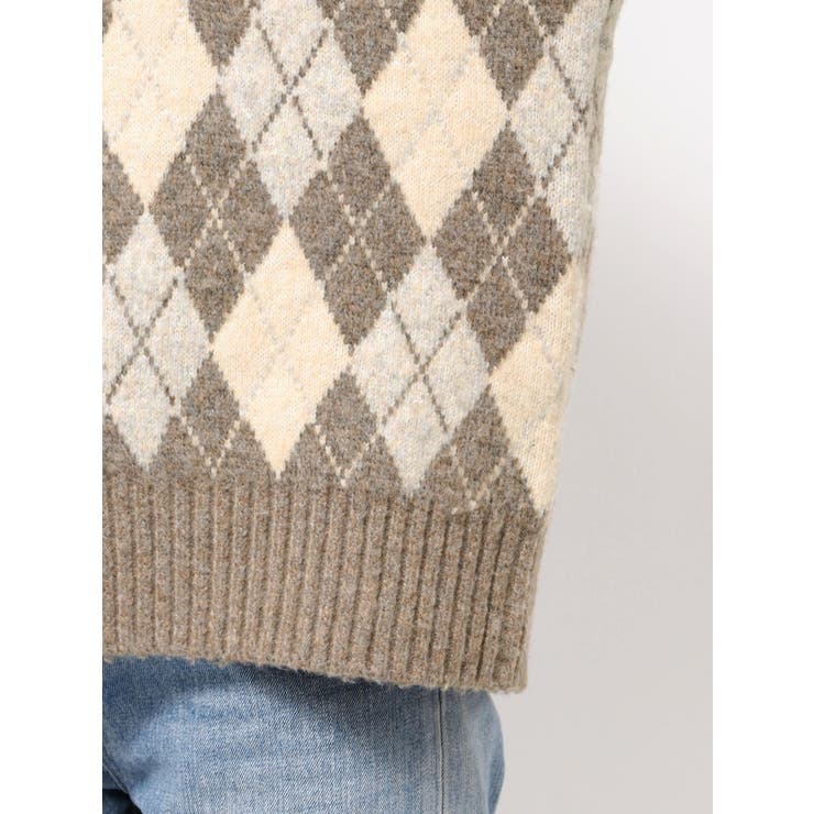 アーガイルルーズニット | Ungrid | 詳細画像38 