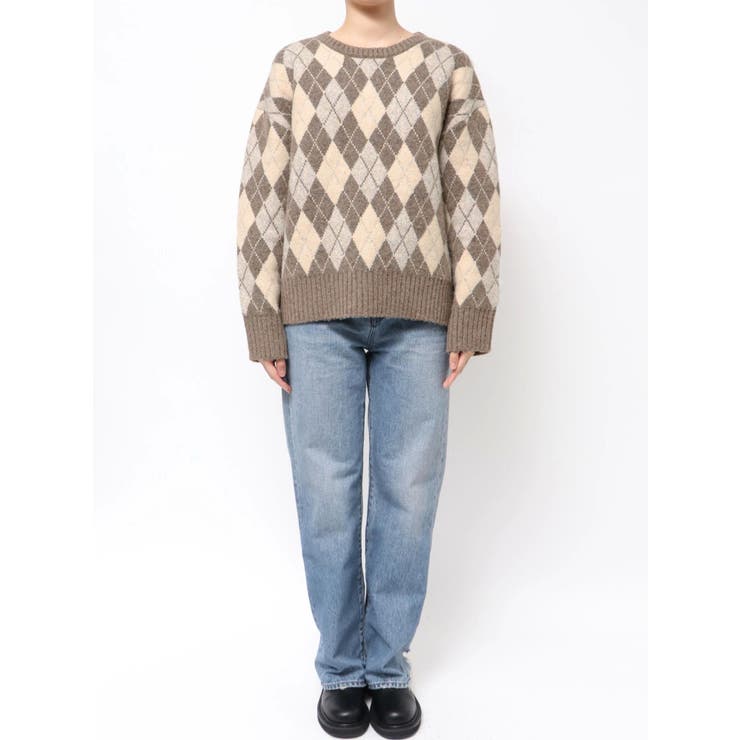 アーガイルルーズニット | Ungrid | 詳細画像41 