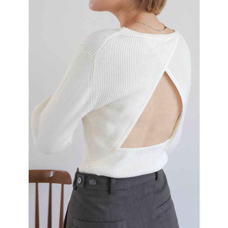 バックデザインニット | Ungrid | 詳細画像19 