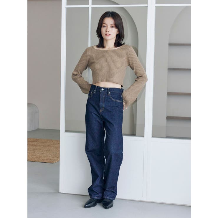 ボートネックショートニット | Ungrid | 詳細画像9 