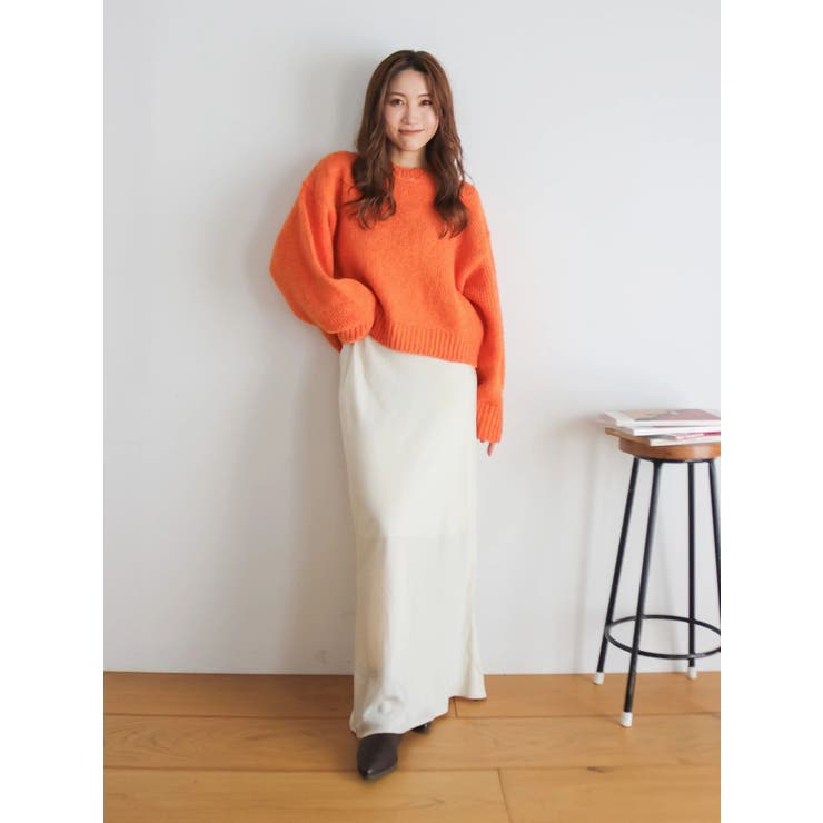 カラーモヘヤ混ルーズニット | Ungrid | 詳細画像34 