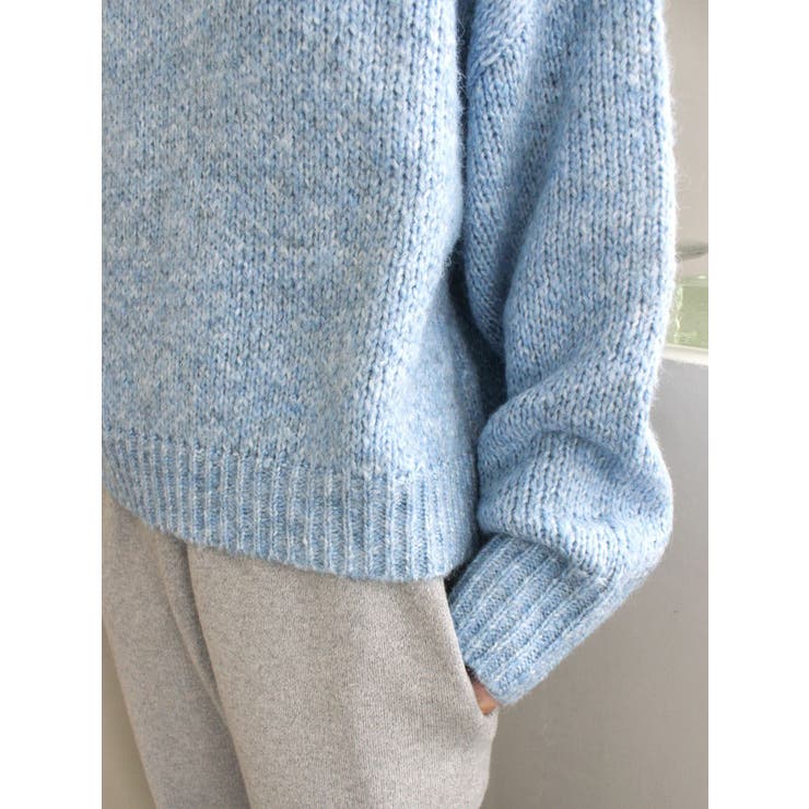 カラーモヘヤ混ルーズニット | Ungrid | 詳細画像40 