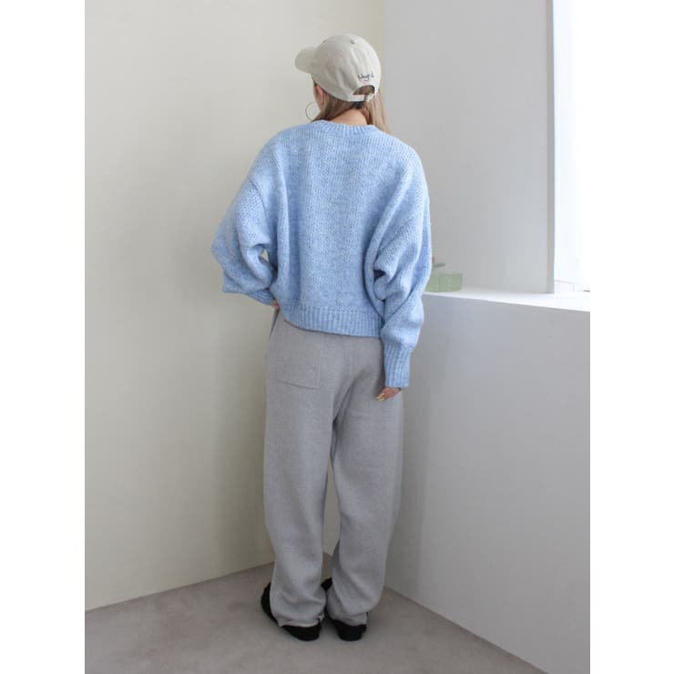 カラーモヘヤ混ルーズニット | Ungrid | 詳細画像42 