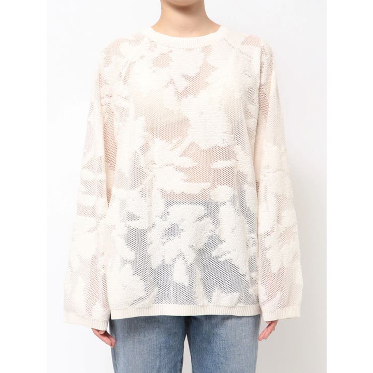 バックデザインシアーニット | Ungrid | 詳細画像18 