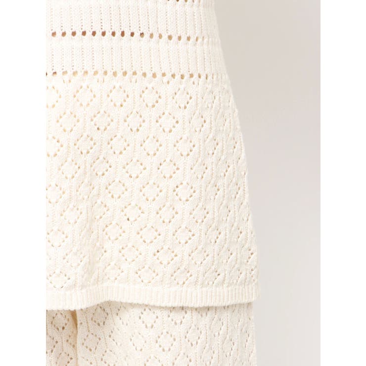バックオープン透かし編みニット | Ungrid | 詳細画像38 