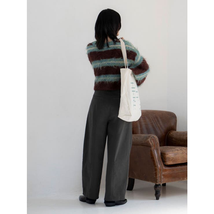 シャギーボーダールーズニット | Ungrid | 詳細画像10 