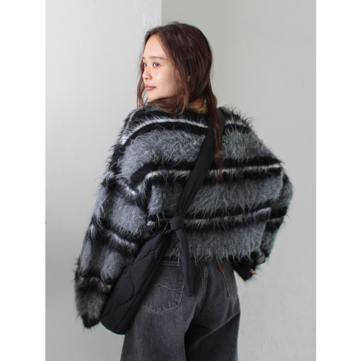 シャギーボーダールーズニット | Ungrid | 詳細画像15 