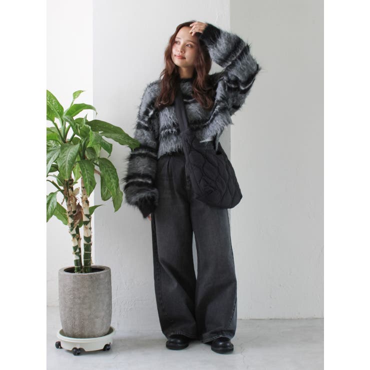 シャギーボーダールーズニット | Ungrid | 詳細画像17 