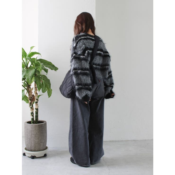 シャギーボーダールーズニット | Ungrid | 詳細画像19 