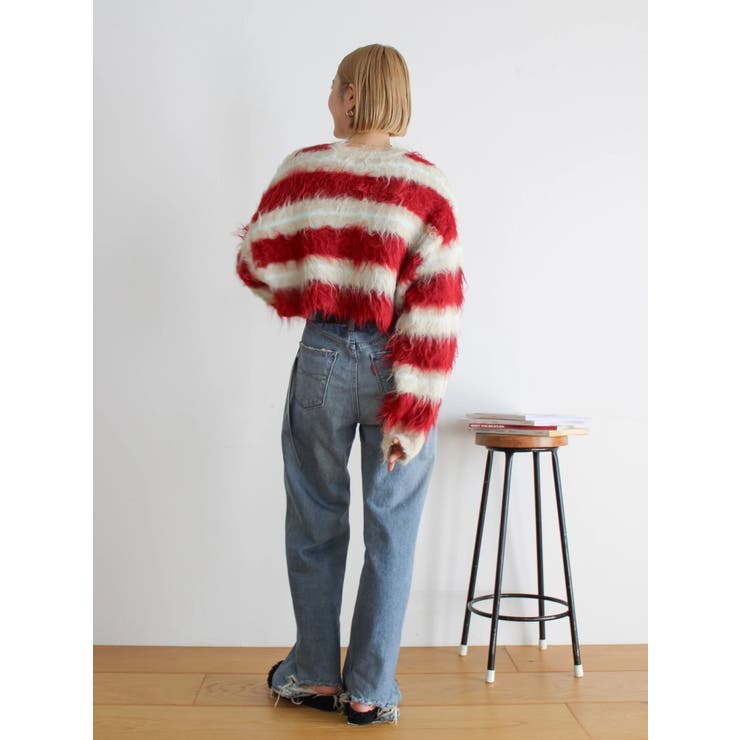 シャギーボーダールーズニット | Ungrid | 詳細画像25 