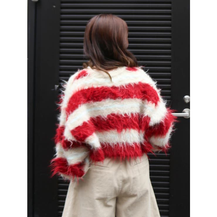 シャギーボーダールーズニット | Ungrid | 詳細画像28 