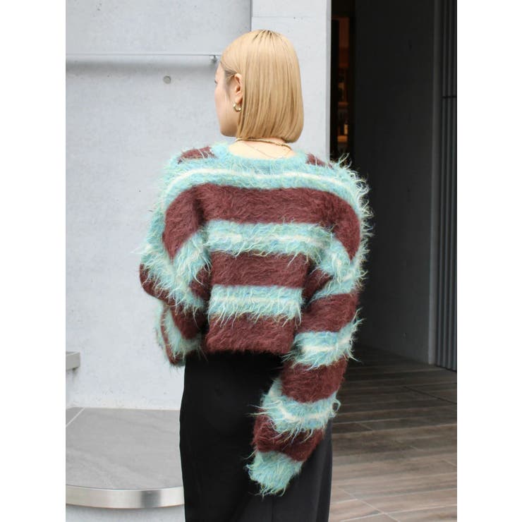 シャギーボーダールーズニット | Ungrid | 詳細画像37 