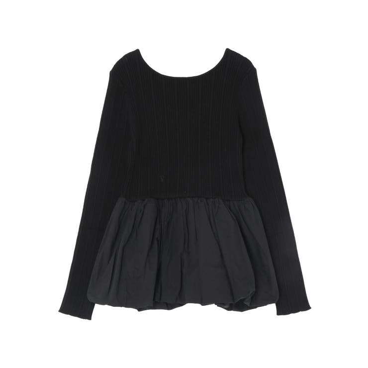 バルーンデザインバックオープンニット | Ungrid | 詳細画像44 