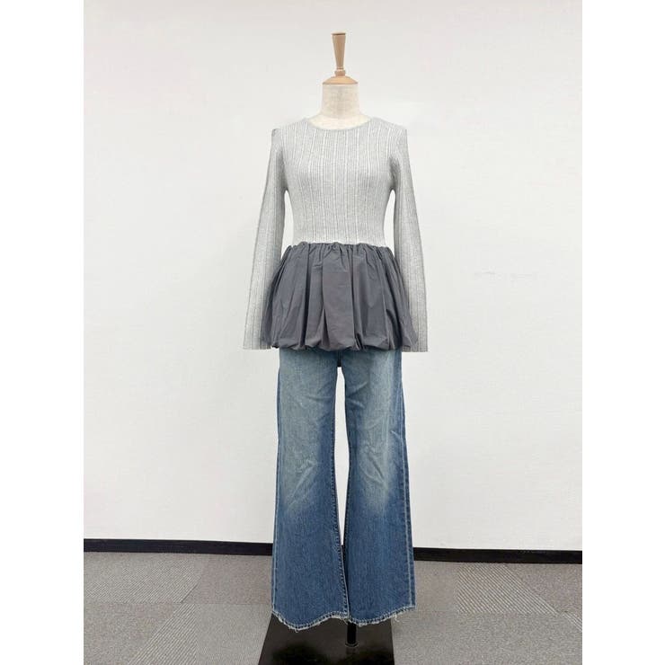 バルーンデザインバックオープンニット | Ungrid | 詳細画像6