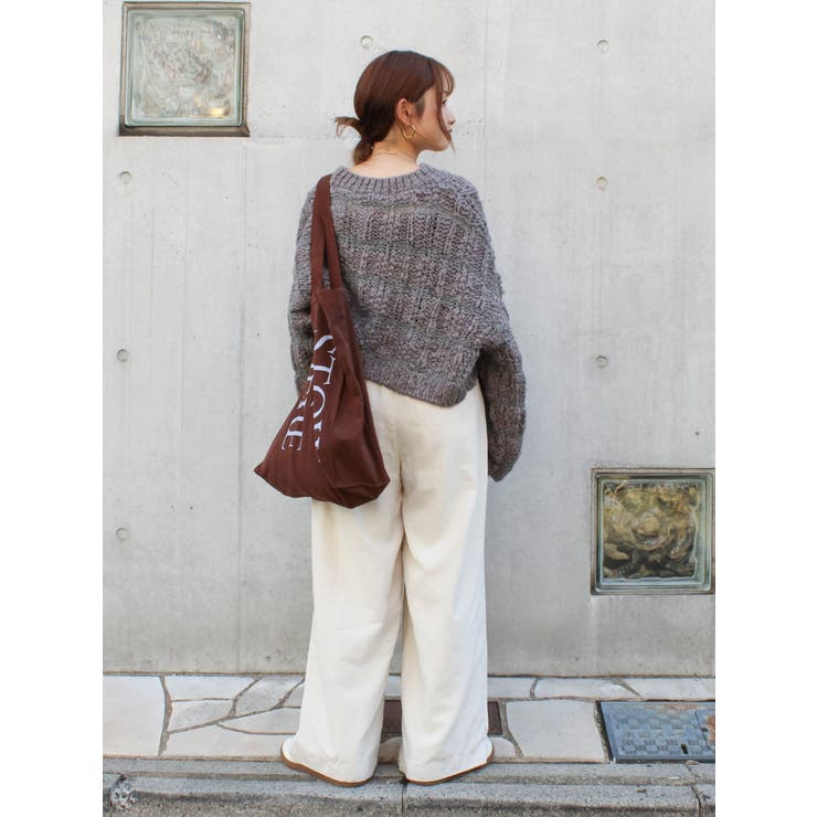 透かし編みデザインショートニット | Ungrid | 詳細画像20 