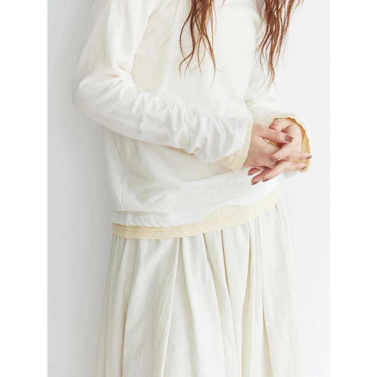 ハイツイストシアーロングスリーブTee | Ungrid | 詳細画像15 