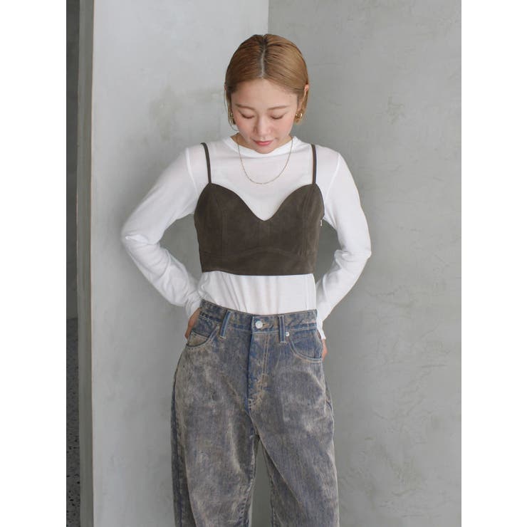 ハイツイストシアーロングスリーブTee | Ungrid | 詳細画像23 