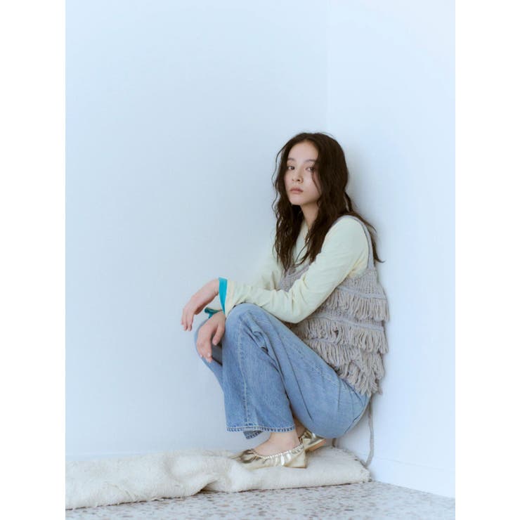 イエロー | ハイツイストシアーロングスリーブTee | Ungrid