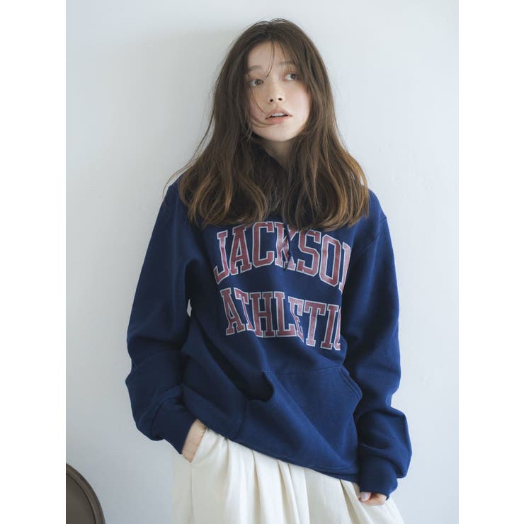 ネイビー | Russell×JacksonMatisse 別注フードパーカー | Ungrid