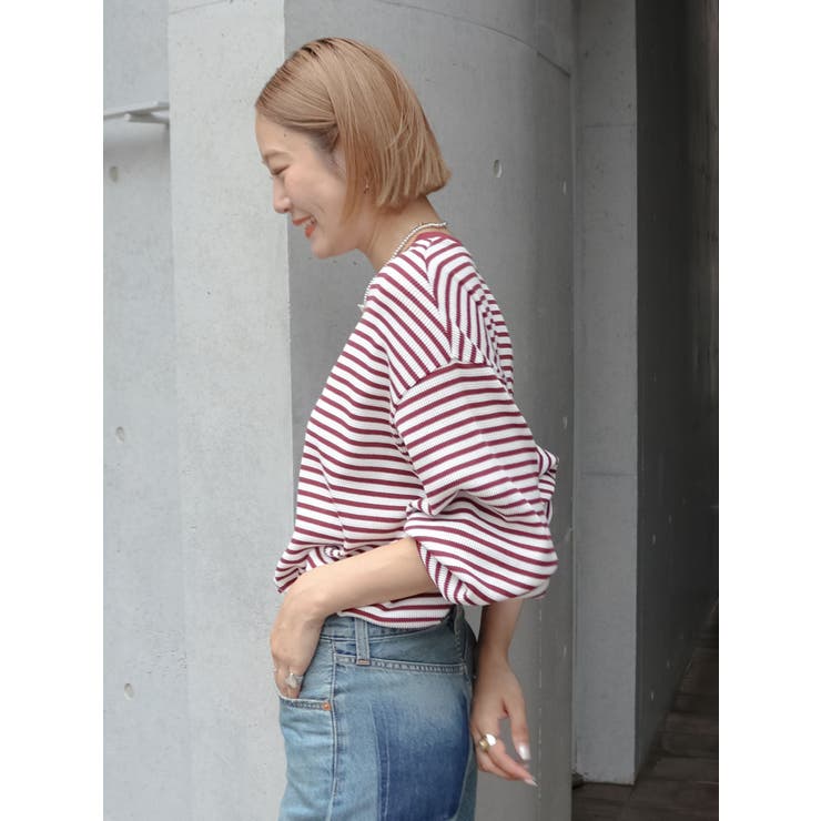 【WEB限定】スリーブボリュームワッフルロングスリーブTee | Ungrid | 詳細画像13 