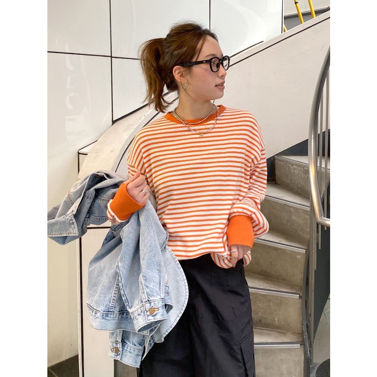 【WEB限定】スリーブボリュームワッフルロングスリーブTee | Ungrid | 詳細画像16 