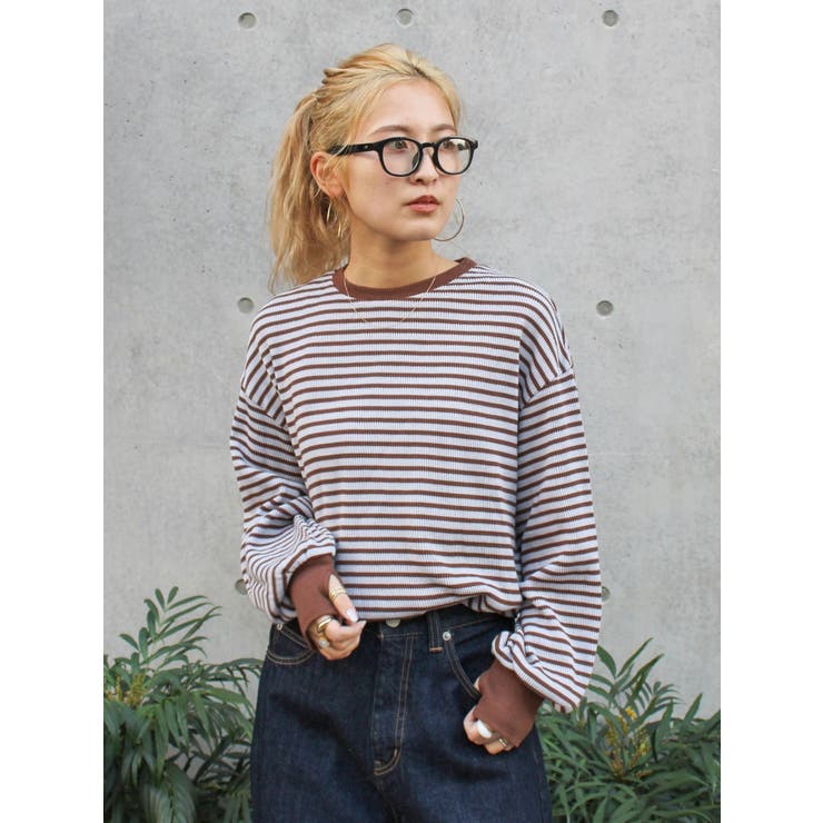 【WEB限定】スリーブボリュームワッフルロングスリーブTee | Ungrid | 詳細画像2 