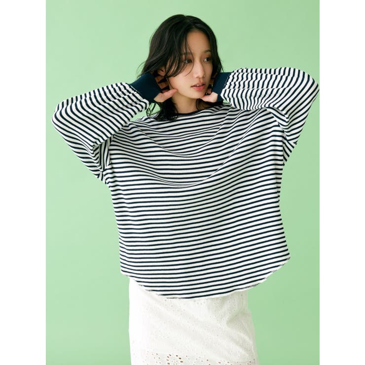 【WEB限定】スリーブボリュームワッフルロングスリーブTee | Ungrid | 詳細画像3 