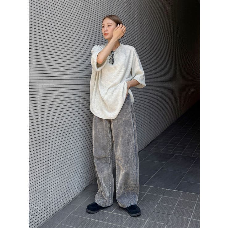 【WEB限定】スリーブボリュームワッフルロングスリーブTee | Ungrid | 詳細画像44 